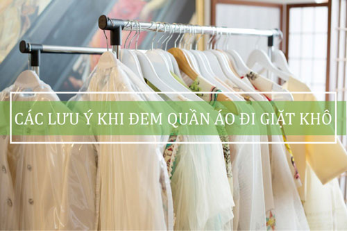 What do you need to keep in mind when carrying out dry cleaning at the store?