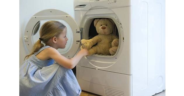 Experience washing stuffed animals with a washing machine at home
